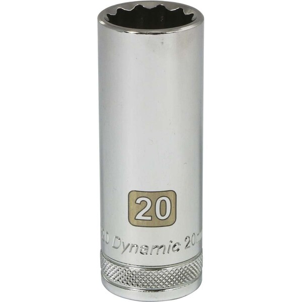 1/2" Drive, 20mm Metric Socket, 12 Points